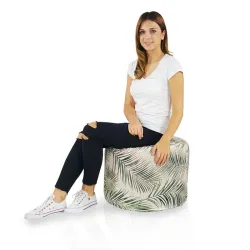 Puff Redondo Cilindro - Tejido Estampado Premium – vista 33