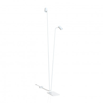 Lámpara de pie doble MONO 120 cm 2xGU10 | blanco 7705