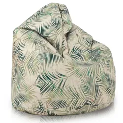 Puff Pera Estándar - Tejido Estampado Premium