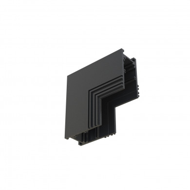 Conector de esquina interno empotrado RECESSED TRACK LVM 48 V | negro 10160