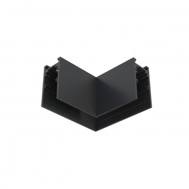 Conector angular horizontal para montaje en superficie TRACK LVM 48 V | negro 10164