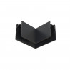 Conector angular horizontal para montaje en superficie TRACK LVM 48 V | negro 10164