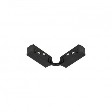 Conector longitudinal conductivo para rieles magnéticos LVM 48V | negro 10167