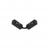 Conector longitudinal conductivo para rieles magnéticos LVM 48V | negro 10167