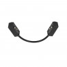 Conector angular para rieles magnéticos LVM 48V de 32 cm | negro 10166
