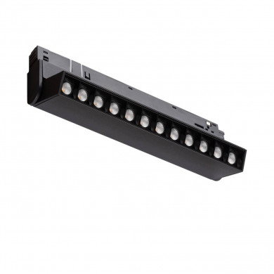 Luminaria LED FOCUS OUT de 21 cm, 9 W y 3000 K para rieles magnéticos | negro 10145