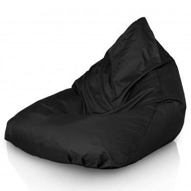 Negro puff pera Bermudas nylon