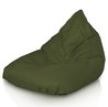 Verde oscuro puff pera Bermudas nylon