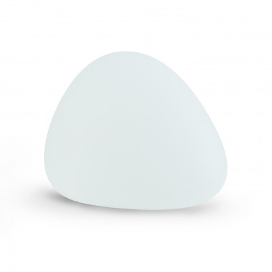 Lámpara de jardín STONE S 30 cm E27 piedra | blanco 10579