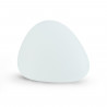 Lámpara de jardín STONE S 30 cm E27 piedra | blanco 10579