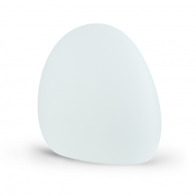 Lámpara de jardín STONE L 80 cm E27 piedra | blanco 10581