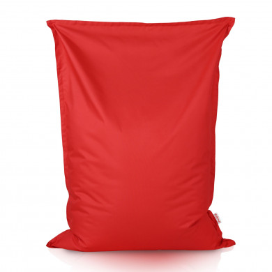 Rojo Puff Almohada nylon