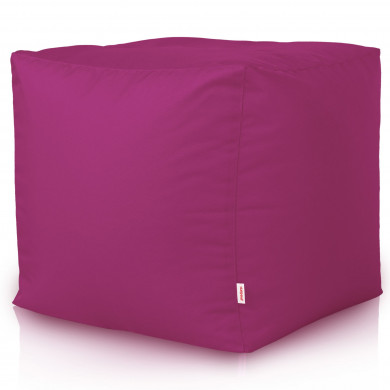 Fucsia Puff Cuadrado Cubo Exterior nylon