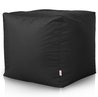 Negro Puff Cuadrado Cubo Exterior nylon