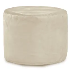 Puff Redondo Cilindro - Terciopelo Soft