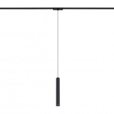ROLLER LED UT-LVM 10W 3000K 1000lm lámpara colgante, altura 150cm, ancho 4cm | Negro 11317