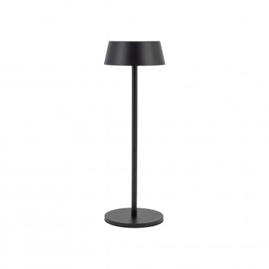 Lámpara portátil AMY LED 2W 3000K 170lm altura 32,5cm ancho 10,8 IP54 interruptor con regulador de intensidad | Negro 11532
