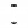 Lámpara portátil AMY LED 2W 3000K 170lm altura 32,5cm ancho 10,8 IP54 interruptor con regulador de intensidad | Negro 11532