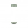 Lámpara portátil LED AMY 2W 3000K 170lm altura 32,5cm ancho 10,8 IP54 interruptor con regulador de intensidad | Verde 11535