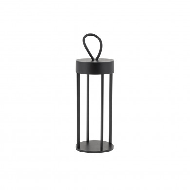 Lámpara portátil LED NALA 4W 2700K 170lm altura 30cm ancho 12cm IP54 interruptor con regulador de intensidad | Negro 11536