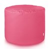 Rosa Puff Con Ruedas Cilindro nylon