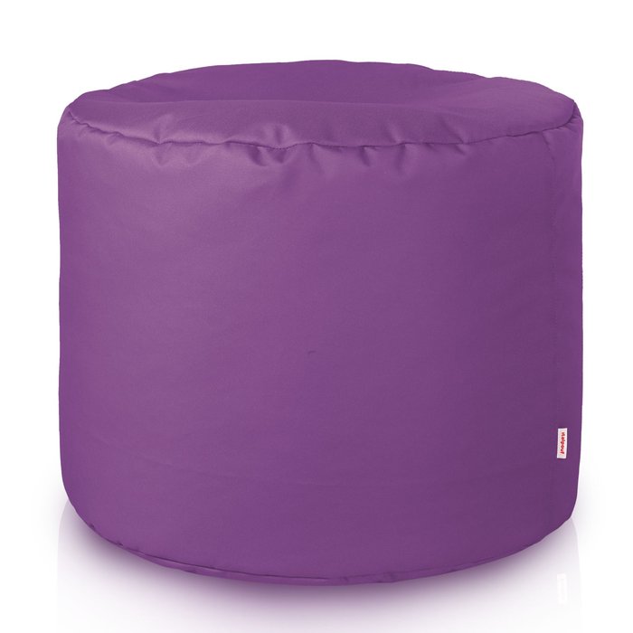 Púrpura Puff Con Ruedas Cilindro nylon