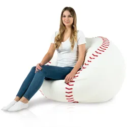 Puff Pelota colorido para un ambiente divertido y deportivo