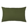 Verde oscuro Almohada Rectangular De Jardín nylon