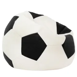 Puff Sillón Pelota de Fútbol XL para niños - Terciopelo Soft