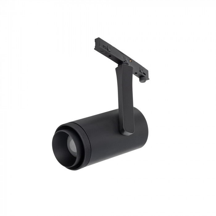 SPOT ZOOM LED 15W 3000K 500lm szer.5.7cm wys.16cm do szynoprzewodów NANO-LVM | Czarny 11716 SPOT ZOOM LED 15W 3000K 500lm szer.5.7cm wys.16cm do szynoprzewodów NANO-LVM | Czarny 11716