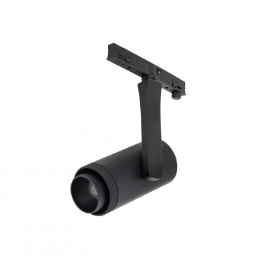 SPOT ZOOM LED 7 W 3000 K 300 lm, ancho 5,7 cm, alto 14,5 cm para barras colectoras NANO-LVM | Negro 11715