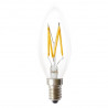 Bombilla LED FILAMENT E14 3W cálida 1800K C35 vela