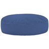 Azul Almohada Redonda Monaco cuero ecológico