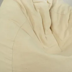 Puff Pera XXL para adultos Gigante - Algodón Natural Premium - Sin teñir, Ecológico – vista 3