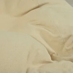 Puff Pera XXL para adultos Gigante - Algodón Natural Premium - Sin teñir, Ecológico – vista 5