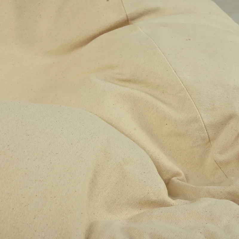 Puff Pera XXL para adultos Gigante - Algodón Natural Premium - Sin teñir, Ecológico – vista 5