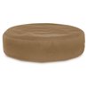 Beige Almohada Redonda Monaco terciopelo