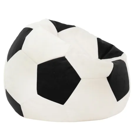 Puff Sillón Pelota de Fútbol XXL Grande - Terciopelo Soft – vista 2
