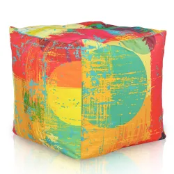 Puff Cuadrado Cubo - Outdoor Pro de Exterior Jardín Impermeable