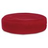 Rojo Almohada Redonda Monaco terciopelo