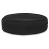 Negro Almohada Redonda Monaco terciopelo