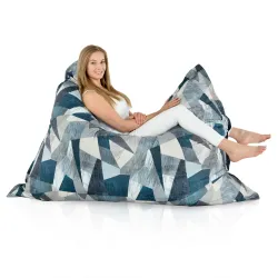 Cojín de Suelo Gigante XXL para adultos Gigante - Tejido Estampado Premium – vista 100