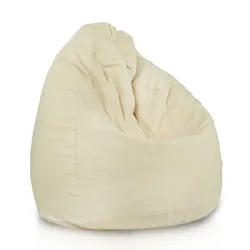 Puff Pera L para niños - Algodón Natural Premium - Sin teñir, Ecológico