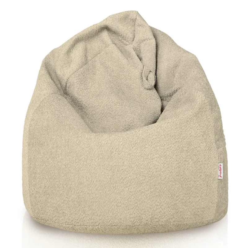 Puff Pera XL Estándar - Borreguito Bouclé – vista 3