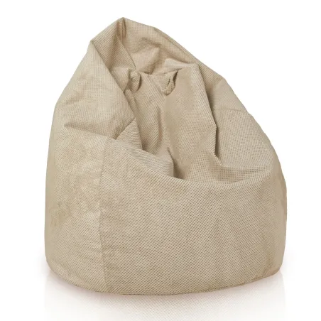 Puff Pera XL Estándar - Terciopelo con Textura Dot