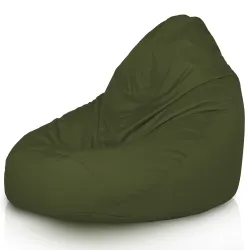 Puff con Respaldo XXL Drop - Outdoor Pro de Exterior Jardín Impermeable