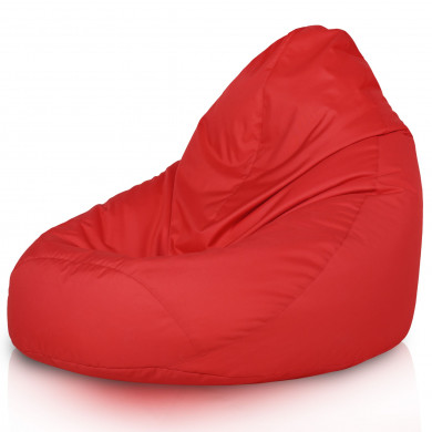 Rojo puff pera Drop XXL nylon