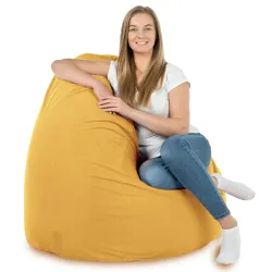 Puff Pera XXL para adultos Gigante - Terciopelo Soft – vista 48