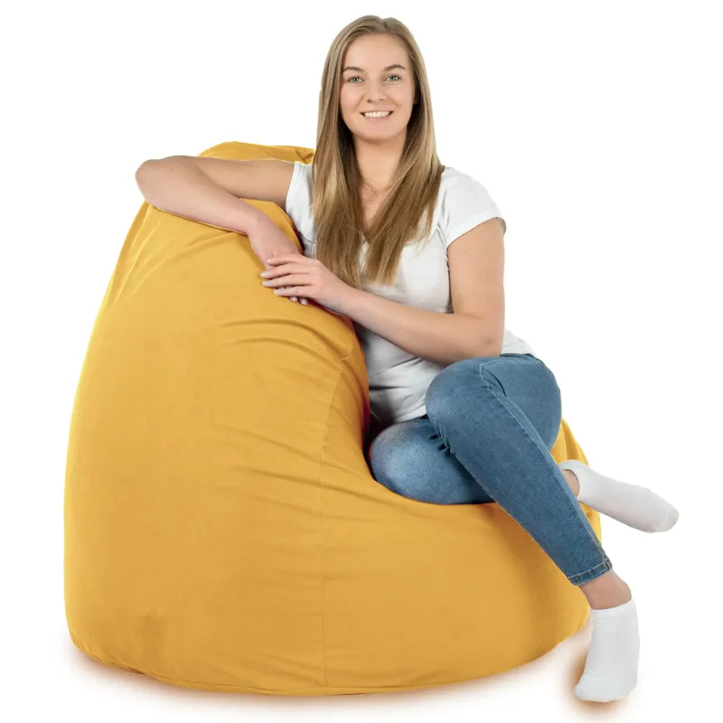 Puff Pera XXL para adultos Gigante - Terciopelo Soft – vista 48