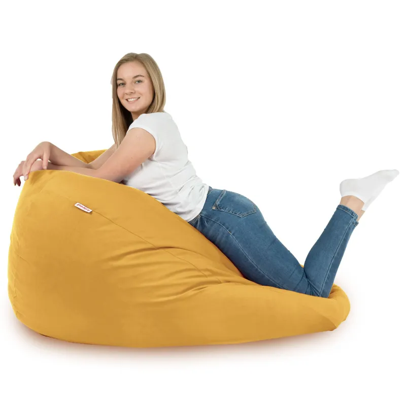 Puff Pera XXL para adultos Gigante - Terciopelo Soft – vista 50